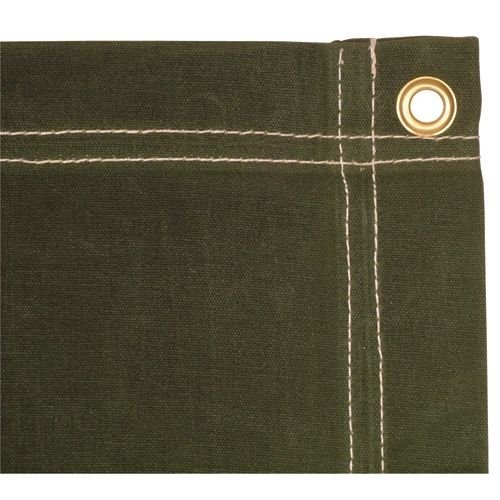 Fox Outdoor 81-2030 Canvas Tarp - 20' X 30' - Olive Drab