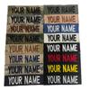 Custom Uniform Embroidered Military Name Tape, Army Airforce Police, Sew-on or with Fastener (Black, with Fastener) view 1