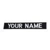 Custom Uniform Embroidered Military Name Tape, Army Airforce Police, Sew-on or with Fastener (Black, with Fastener) view 2