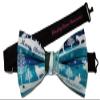 Christmas Bowties-newborn to Adults (Large-12 Year Olds or Older, Winter Wonderland) view 1