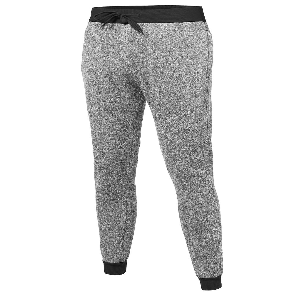 Style by William Two Tone Fleece Jogger Pants Gray XL