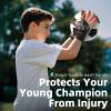 Sportout Youth&Adult Goalie Goalkeeper Gloves,Strong Grip for The Toughest Saves, with Finger Spines to Give Splendid Protection to Prevent Injuries,3 Colors (Black, 8) view 4