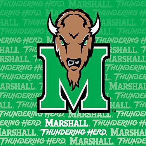 Marshall Thundering Herd 5x6 Inch Rectangle Word Magnet Single Officially Licensed Collegiate Product