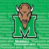 Marshall Thundering Herd 5x6 Inch Rectangle Word Magnet Single Officially Licensed Collegiate Product view 1