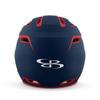 Boombah DEFCON Batting Helmet Sleek Profile Navy/Red - Size Senior 7" - 7 3/4" view 4