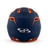 Boombah DEFCON Batting Helmet Sleek Profile Navy/Orange - Size Senior 7" - 7 3/4" view 4