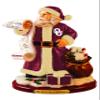 The Memory Company NCAA Oklahoma University Nice List Santa Figurine view 1
