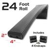 Caliber Bunk Wrap Kit 23054-BK, 24-ft Roll of 2x4-in Bunk Wrap with Endcaps, Black view 2