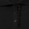 The Children's Place girls Short Sleeve Ruffle Pique polo shirts, Black, XX-Large US view 3