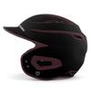 Boombah DEFCON Batting Helmet Sleek Profile Black/Maroon - Size Senior 7" - 7 3/4" view 2