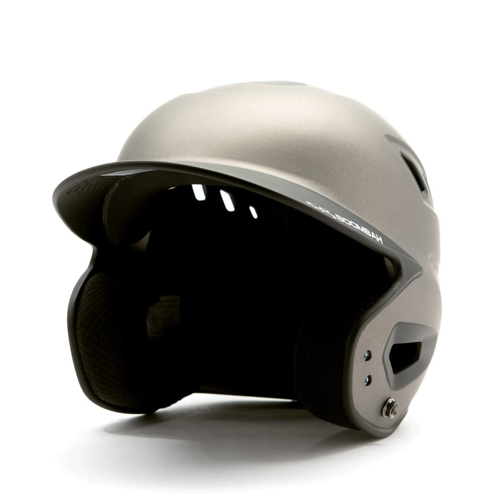 Boombah DEFCON Batting Helmet Charcoal/Black - Size Senior 7" - 7 3/4"