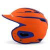 Boombah DEFCON Batting Helmet Sleek Profile Orange/Royal Blue - Size Junior 6 1/4" - 7" view 2