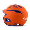 Boombah DEFCON Batting Helmet Sleek Profile Orange/Royal Blue - Size Junior 6 1/4" - 7" view 3