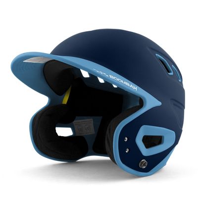 Boombah DEFCON Batting Helmet Navy/Columbia Blue - Size Junior 6 1/4" - 7"