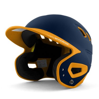 Boombah DEFCON Batting Helmet Navy/Gold - Size Senior 7" - 7 3/4"