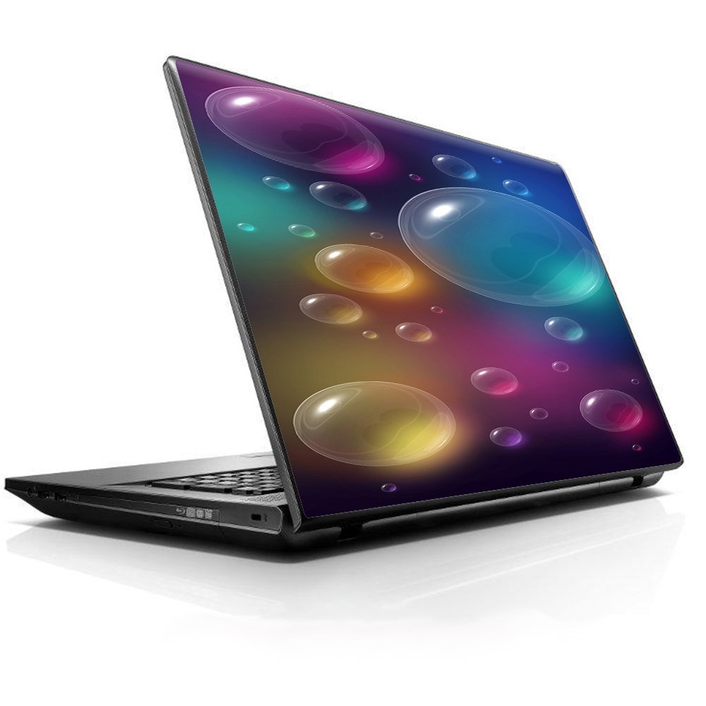 15 15.6 inch Laptop Notebook Skin Vinyl Sticker Cover Decal Fits 13.3" 14" 15.6" 16" HP Lenovo Apple Mac Dell Compaq Asus Acer/Rainbow Bubbles Colorful