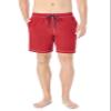 Nautica Men's Standard Solid Quick Dry Classic Logo Swim Trunk, Nautica Red, X-Large view 1