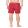 Nautica Men's Standard Solid Quick Dry Classic Logo Swim Trunk, Nautica Red, X-Large view 3