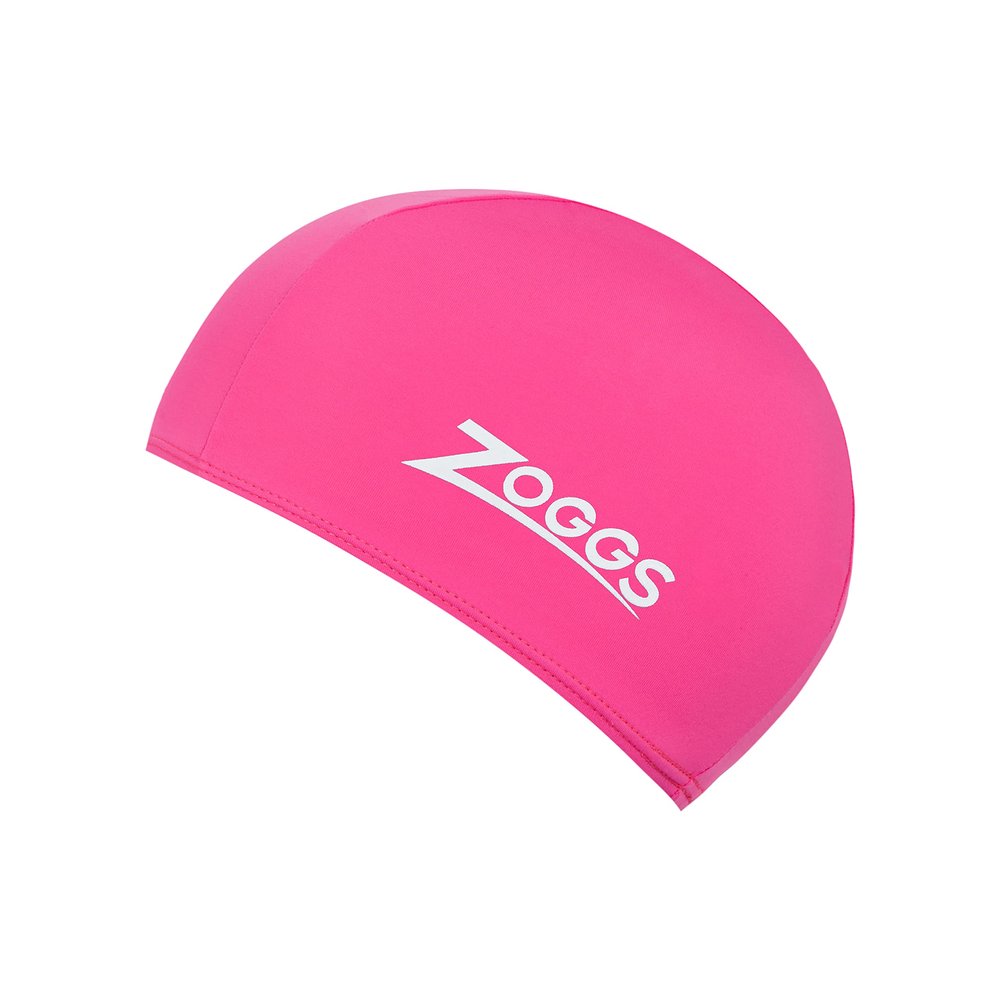 Zoggs Stretch Swimming Cap, Pink, One Size