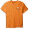 NCAA Virginia Cavaliers State Baseball Lace Short Sleeve T-Shirt, Medium,BurntOrange view 1
