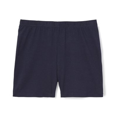 French Toast Girls' Little Stretch Kick Short, Navy, 5