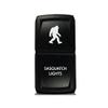 CH4X4 Rocker Switch V2 Sasquatch Lights Symbol - Green Led view 1