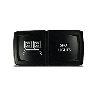 CH4X4 Rocker Switch V2 Spot Lights Symbol 4 - Horizontal - Blue Led
