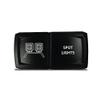 CH4X4 Rocker Switch V2 Spot Lights Symbol 4 - Horizontal - Blue Led view 1