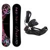 Camp Seven Featherlite with MTN Rear Entry Flow Style Bindings Women's Snowboard Package (150 cm) view 1