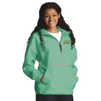 Alpha Chi Omega Pack-N-Go Pullover X-Small Mint