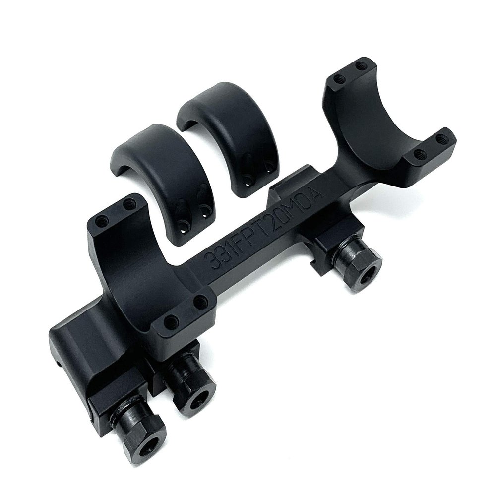 DNZ Products Freedom Reaper: 1.4 Forward Picatinny Rail Mount - 20MOA, Black, 30mm