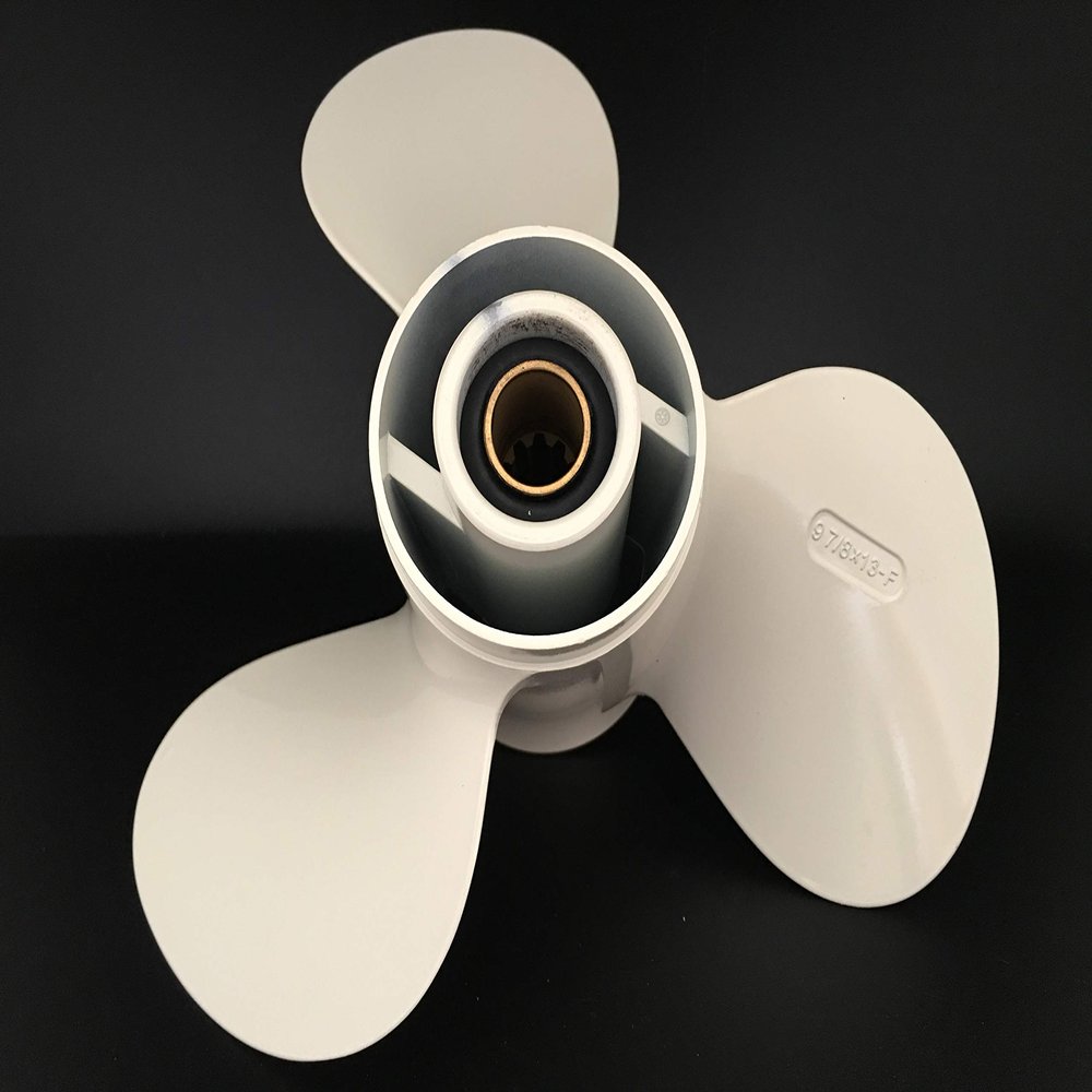 Boat Motor Aluminium Propeller 664-45949 02 EL for Yamaha Outboard C F 20HP 25HP 30HP 3 x 9 7/8 x 13" 2/4 stroke Engine