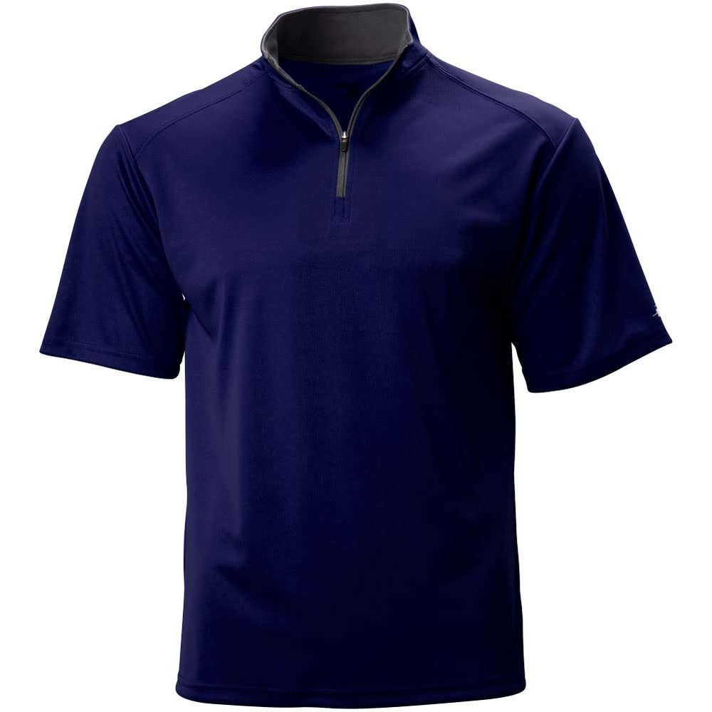 B-Core S/S 1/4 Zip Navy/Graphite 2X-Large
