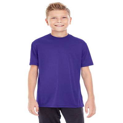 C2 Sport Youth Performance T-Shirt - Purple, XL