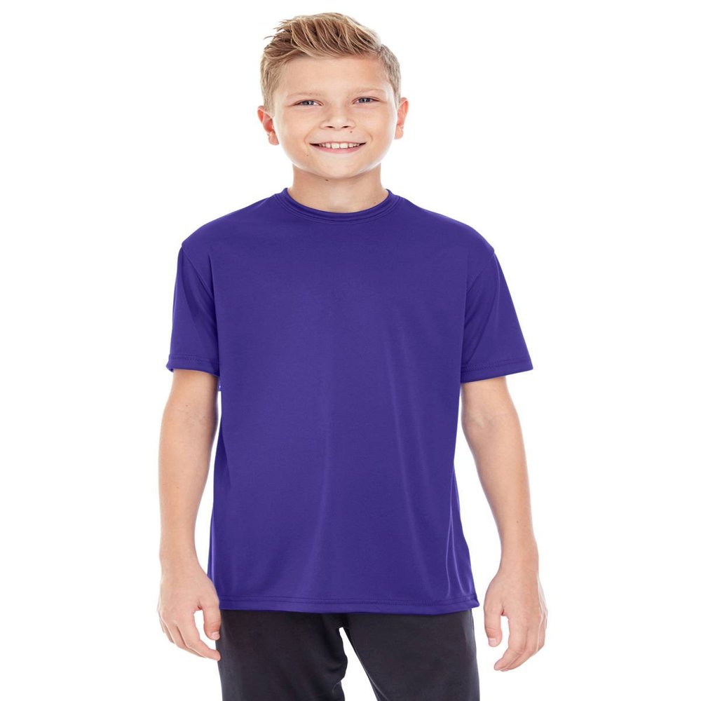 C2 Sport Youth Performance T-Shirt - Purple, XL
