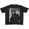 Men's John Lennon John Lennon Cabbie Portrait T-Shirt X-Large Black view 2