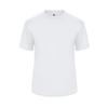 Badger Sport C2 White Youth XS Short Sleeve Wicking Tee view 1