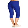 Hybrid & Company Women's Hyper Stretch Denim Capri Short Jeans Q44876 NW Royal Medium view 2