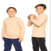 Boy's Oh So Soft Turtleneck Beige Medium view 2