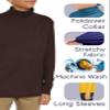 Boy's Oh So Soft Turtleneck Beige Medium view 4