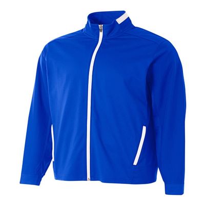 Royal Blue Adult 2XL Sports Full Zip Moisture Wicking Cool & Comfortable Warm-up Jacket
