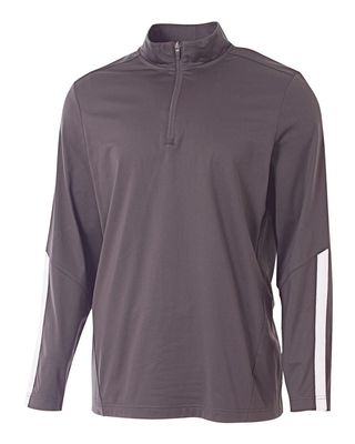 Graphite Adult XS Sports 1/4 Zip Moisture Wicking Cool & Comfortable Warm-up Jacket
