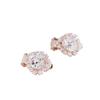 Fashion Cubic zircon Heart Shape Rhinestone Women Wedding Jewelry Clip on Earrings (gold plated) view 1