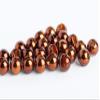 Blue Wing Olive Slotted Tungsten Beads for Fly Tying- 100 Pack (Metallic Coffee, 3.2 mm (1/8")) view 1