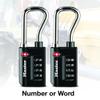Master Lock 1.31 in. W Steel 4-Dial Combination Luggage Lock 1 pk view 4
