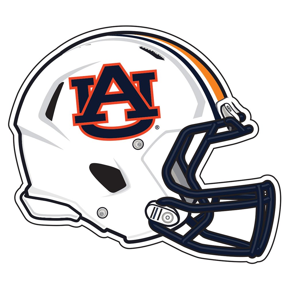 Craftique Auburn Tigers Decal (AU HELMET DECAL (3",4",6",12"), 3 in)