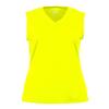 Badger Sport Safety Yellow Girls Small Girls Sleeveless Wicking view 1