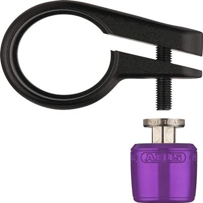 ABUS NutFix anti-theft seatpost clamp 28.6 mm purple