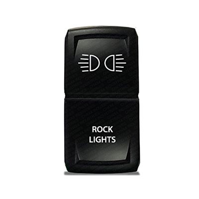 CH4X4 Rocker Switch V2 Rock Symbol 4 - Amber Led