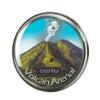 Collectible Novelty Pin for Backpack, Scarf - Made From Jeweler Class Metal - Spartan and the Green Egg Explorer Pin Series: Volcan Arenal, Costa Rica (113) view 1